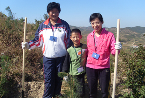 千人大型植樹活動