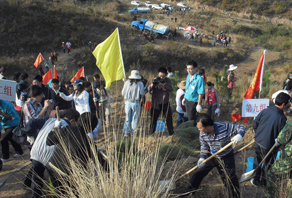 2009年威海店植樹活動(dòng)