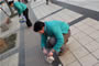 12月25日早上，永旺濟寧購物中心全體員工參加此次活動。