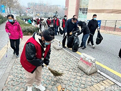 助力文明典范城市，共建美好家園—青島永旺25周年衛(wèi)生清掃